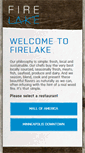 Mobile Screenshot of firelakerestaurant.com